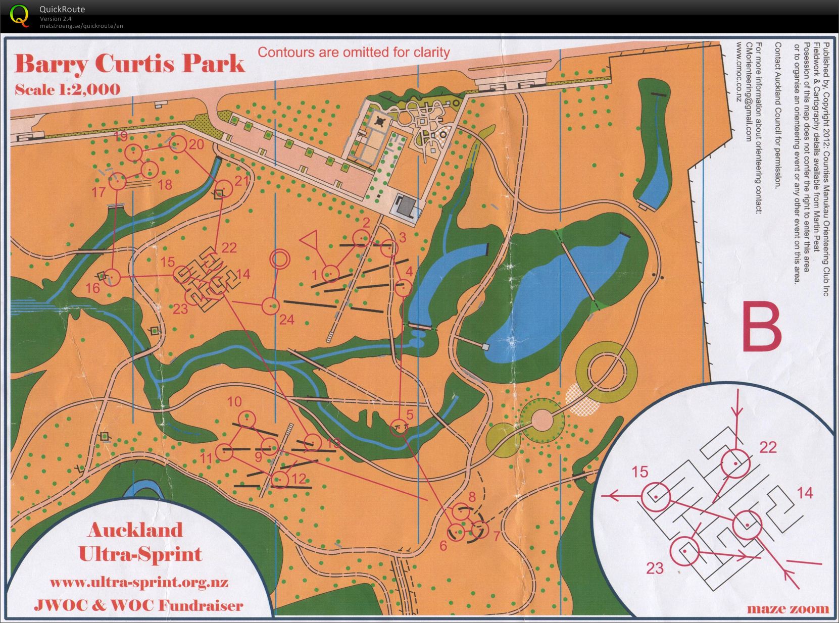 Auckland Ultra Sprint - Loop B (2012-04-25)