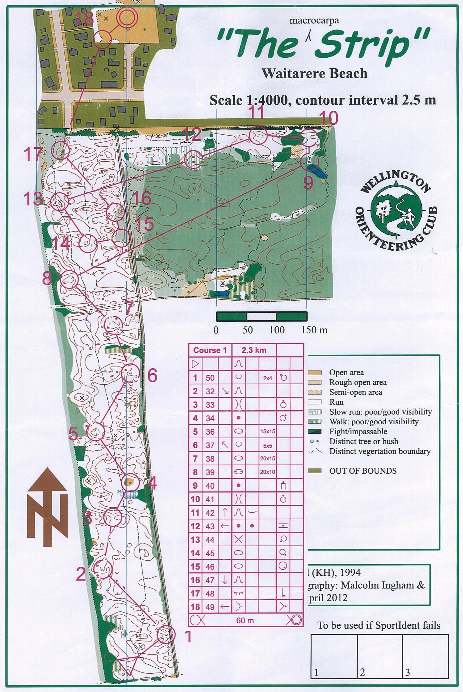 Queens Birthday Sprint Distance (02.06.2012)