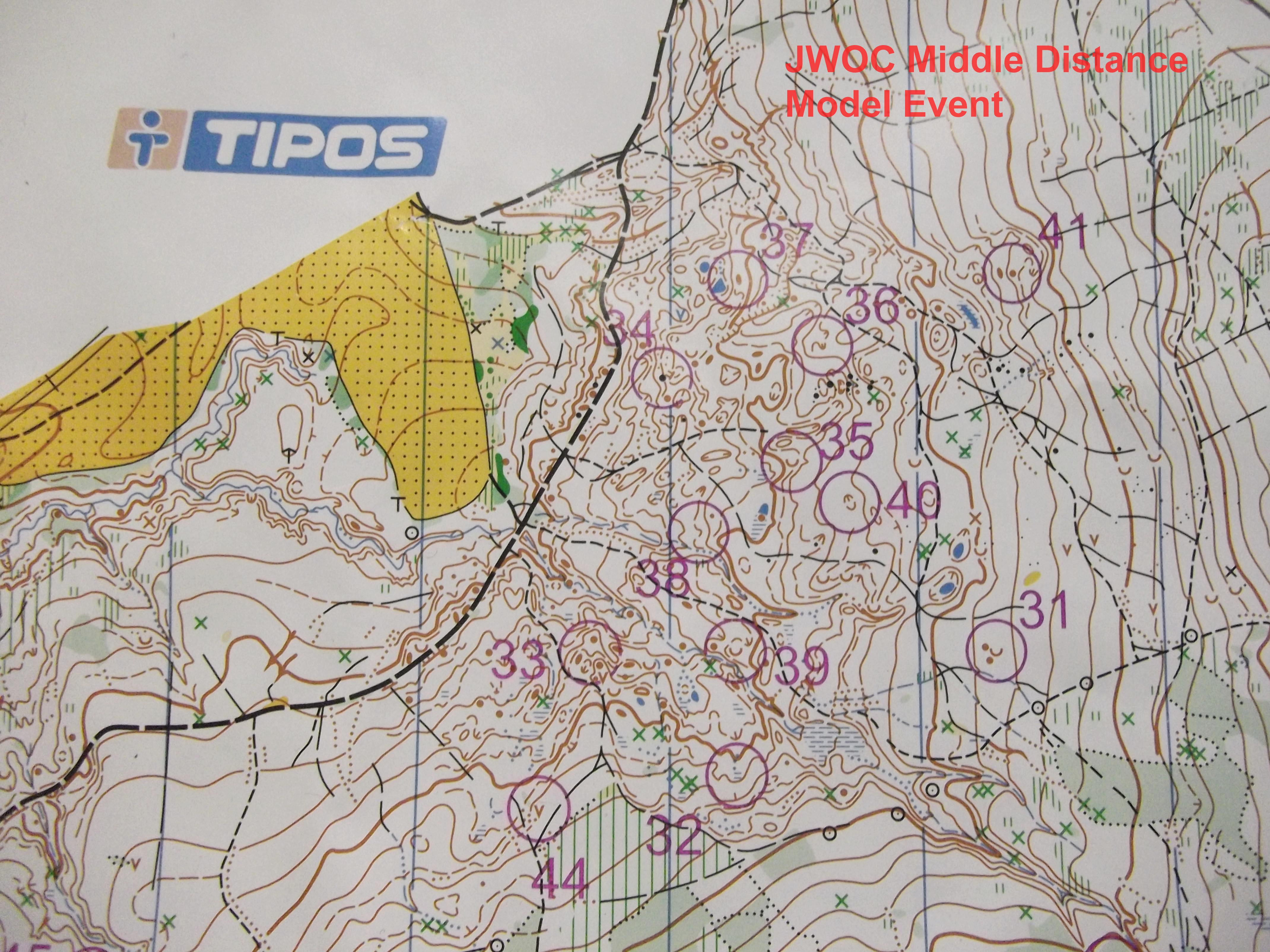 JWOC Middle Distance Model Event (06-07-2012)