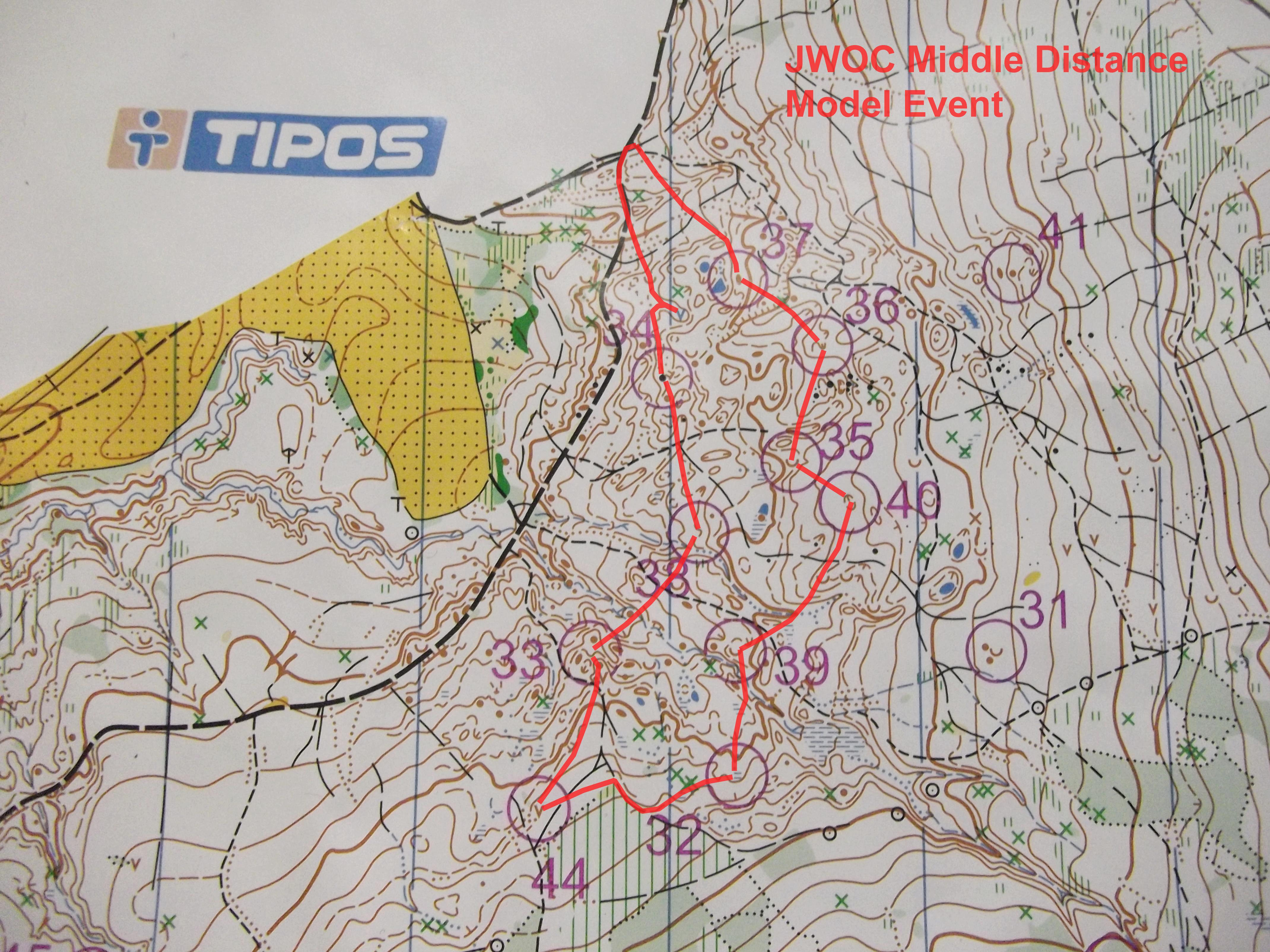 JWOC Middle Distance Model Event (06/07/2012)