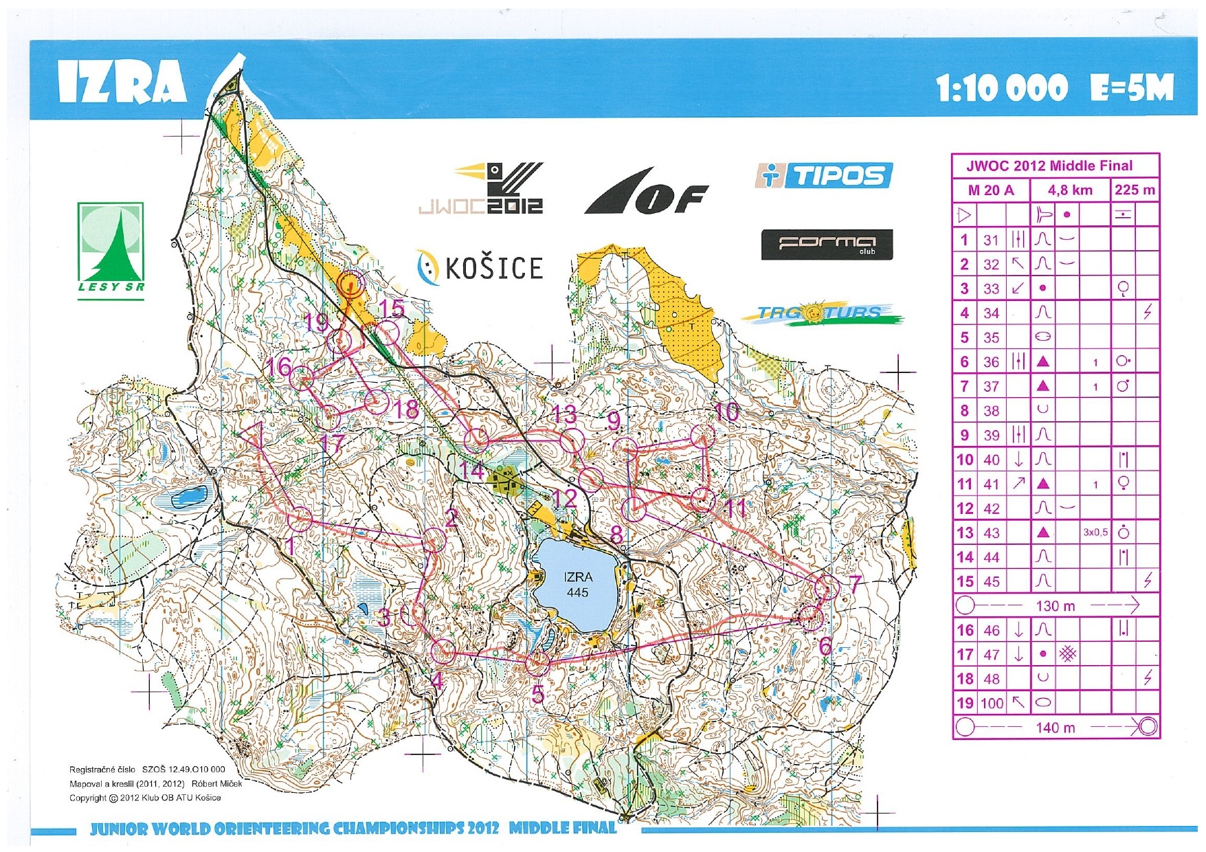 JWOC Middle Distance A Final (12/07/2012)