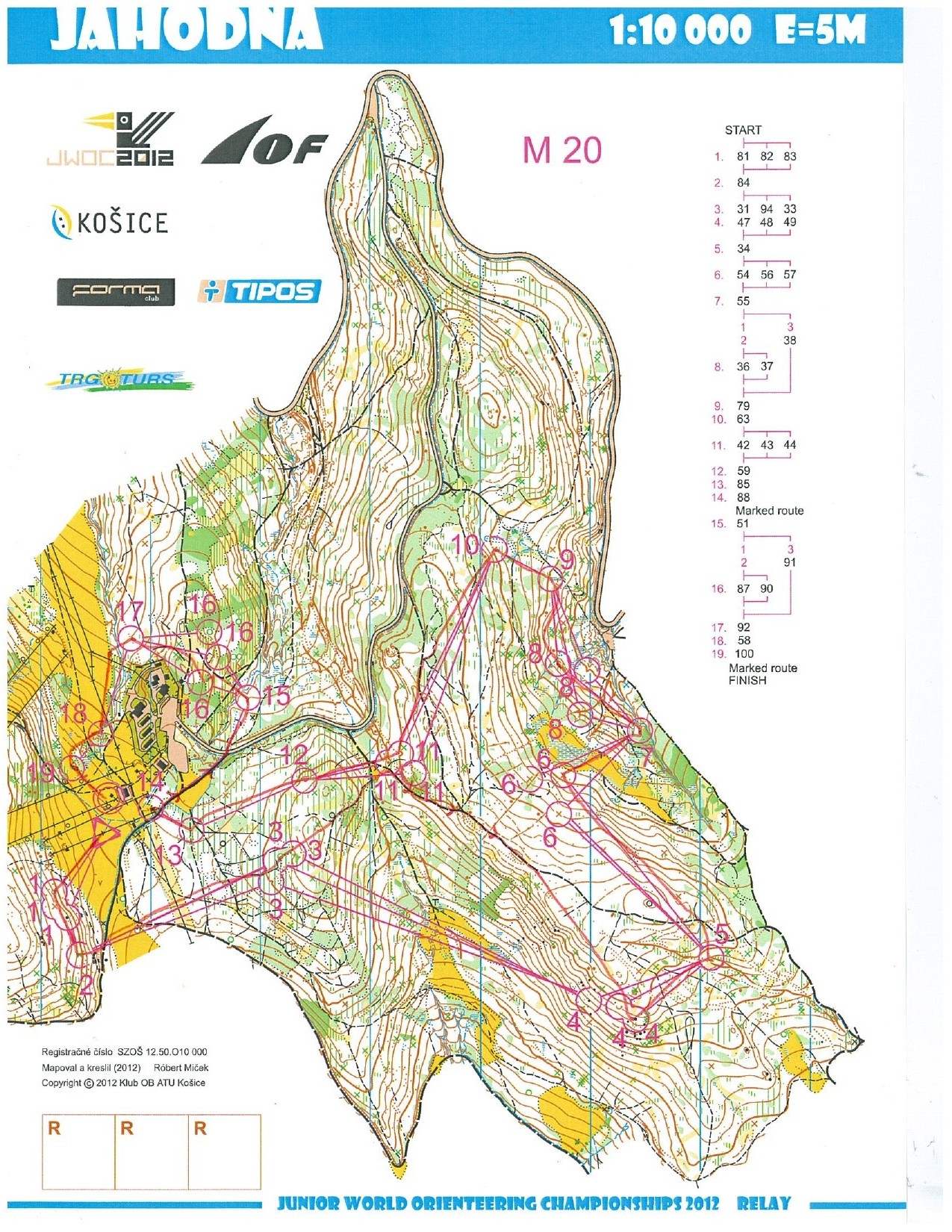 JWOC Relay (13-07-2012)