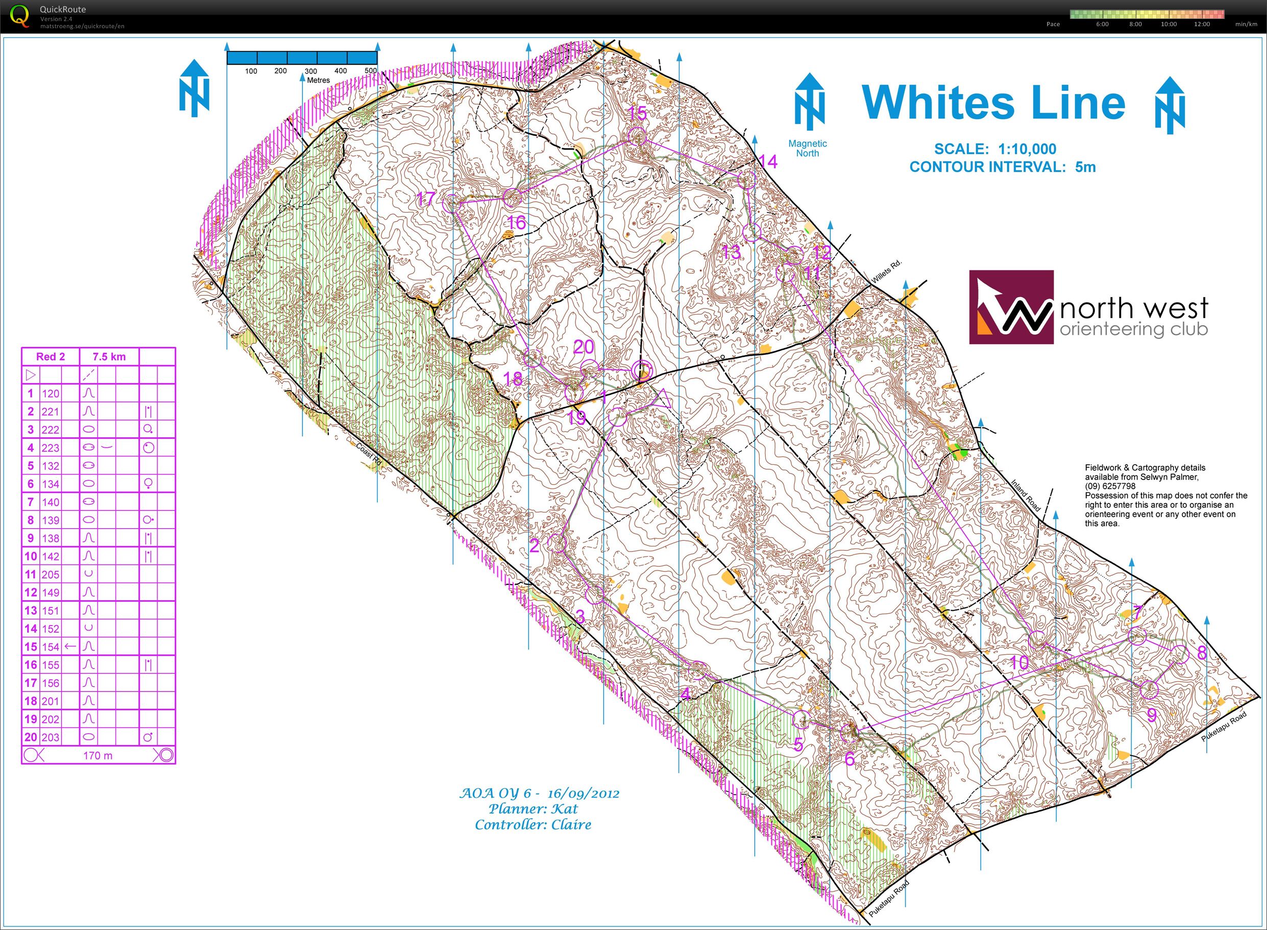 OY6 White's Line (15/09/2012)