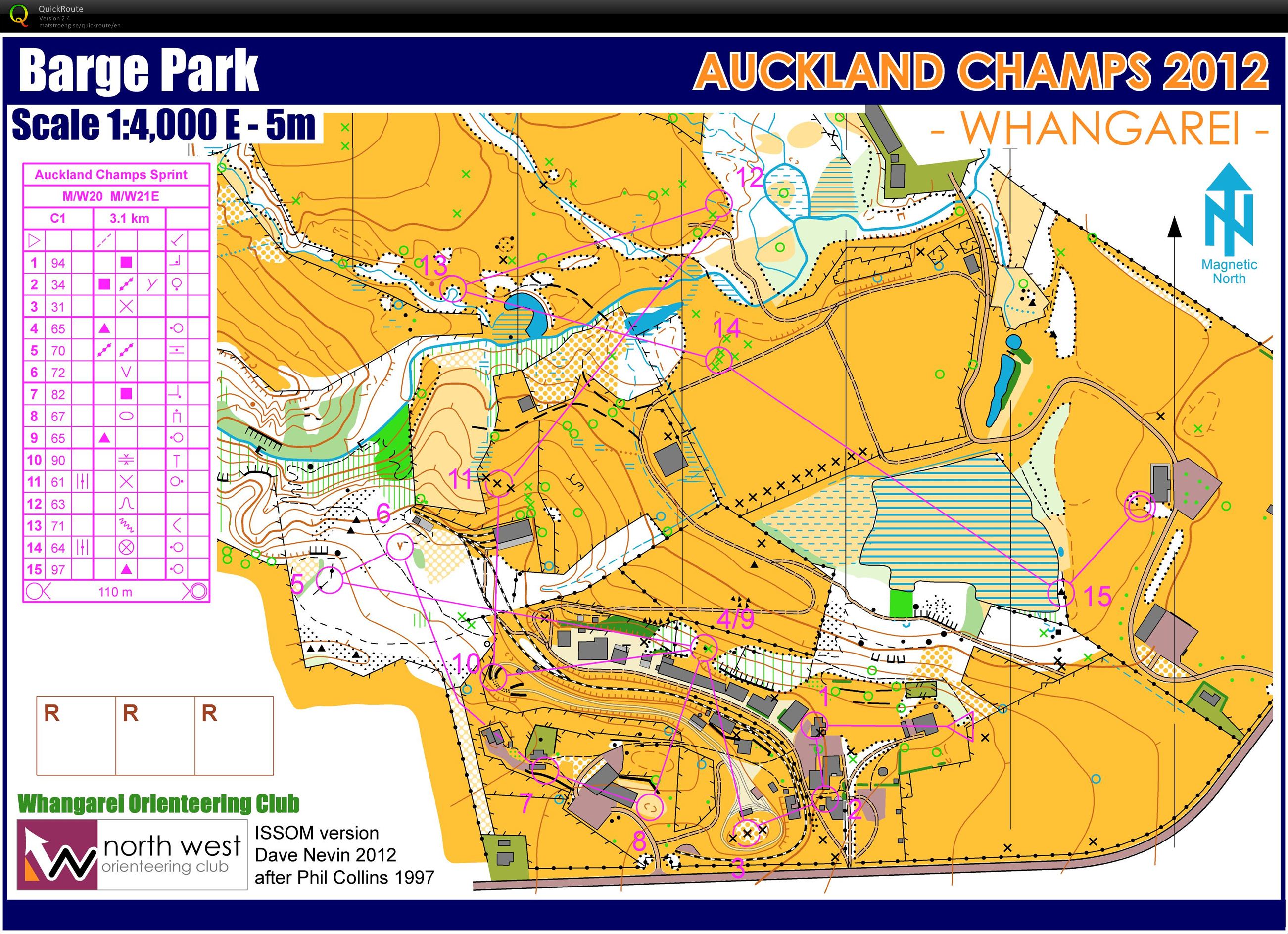 Auckland Champs Sprint (13-10-2012)