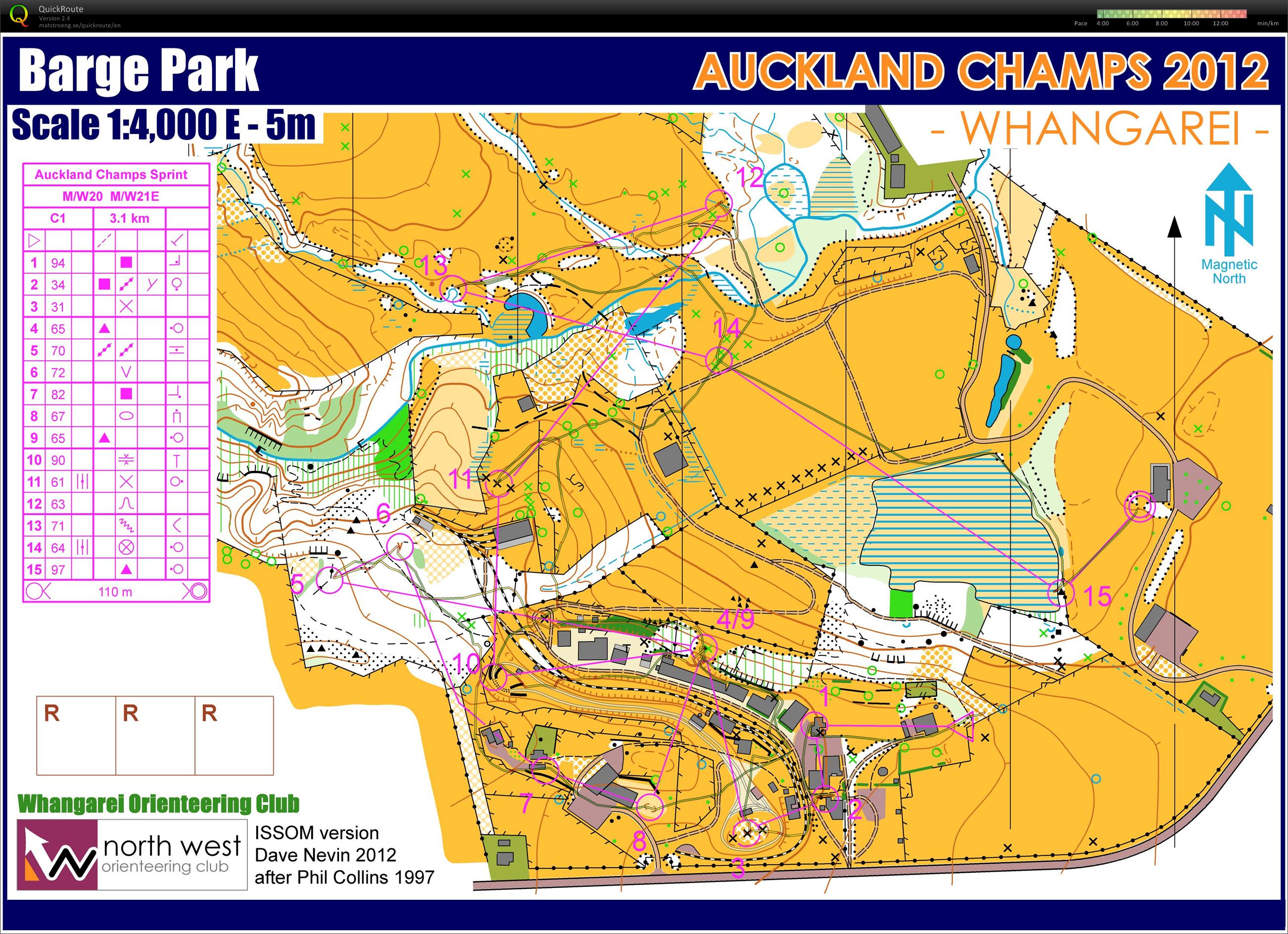 Auckland Champs Sprint (13.10.2012)