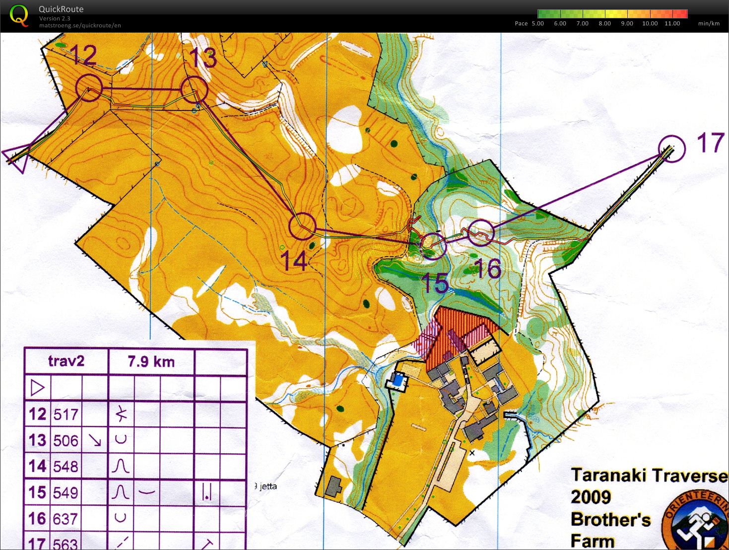 Turkey Traverse - Map 2 (30/12/2009)