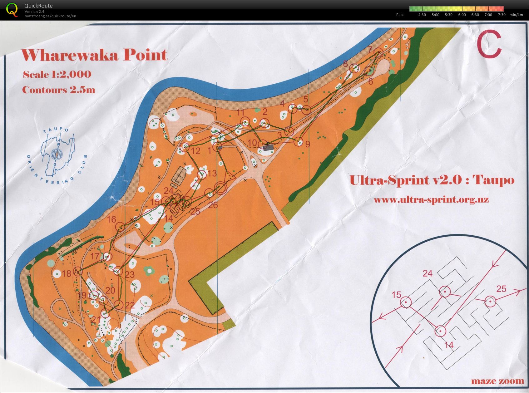 Ultra-Sprint v2.0 Taupo - Loop C (19-01-2013)