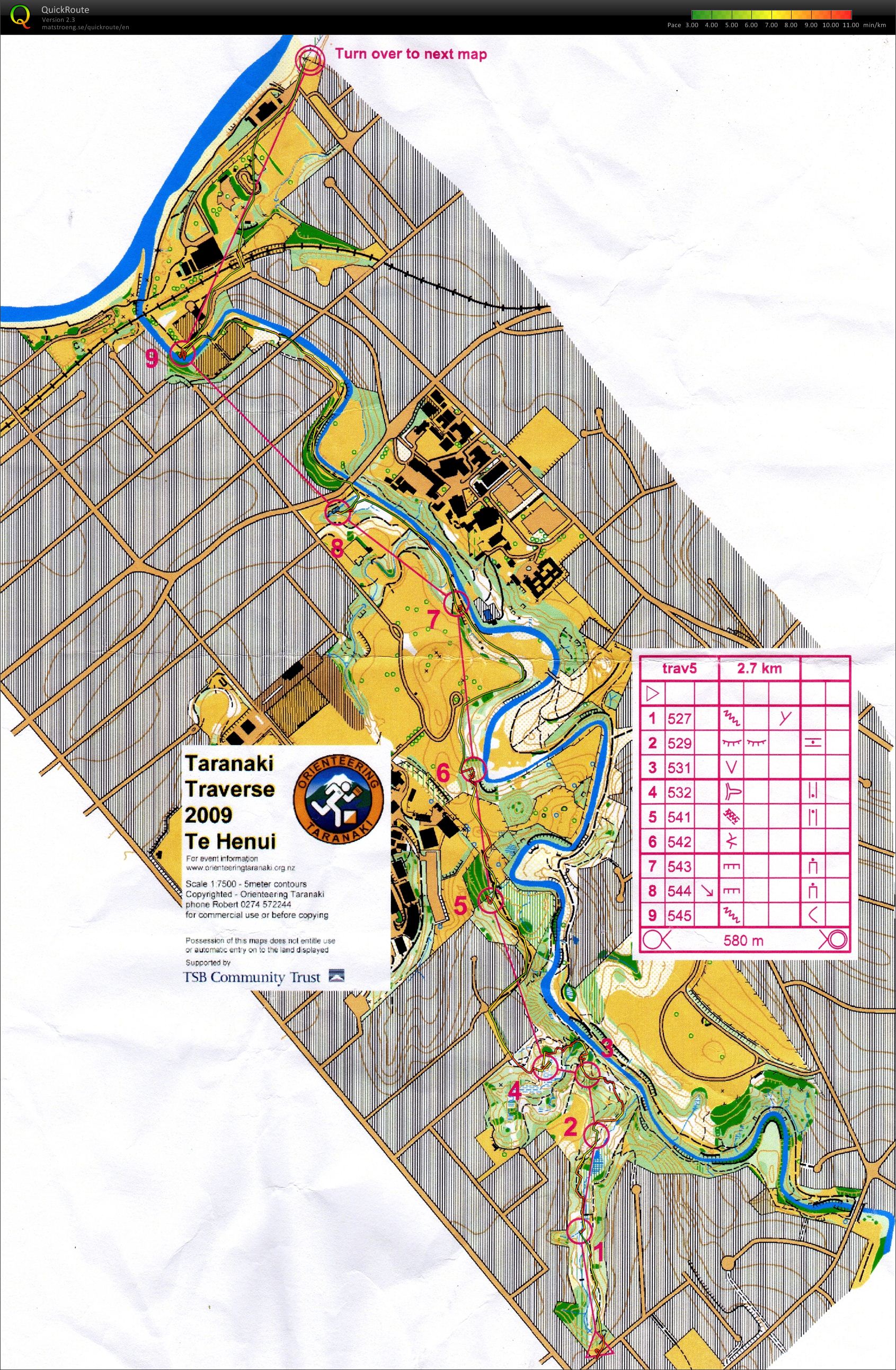 Turkey Traverse - Map 7 (30-12-2009)