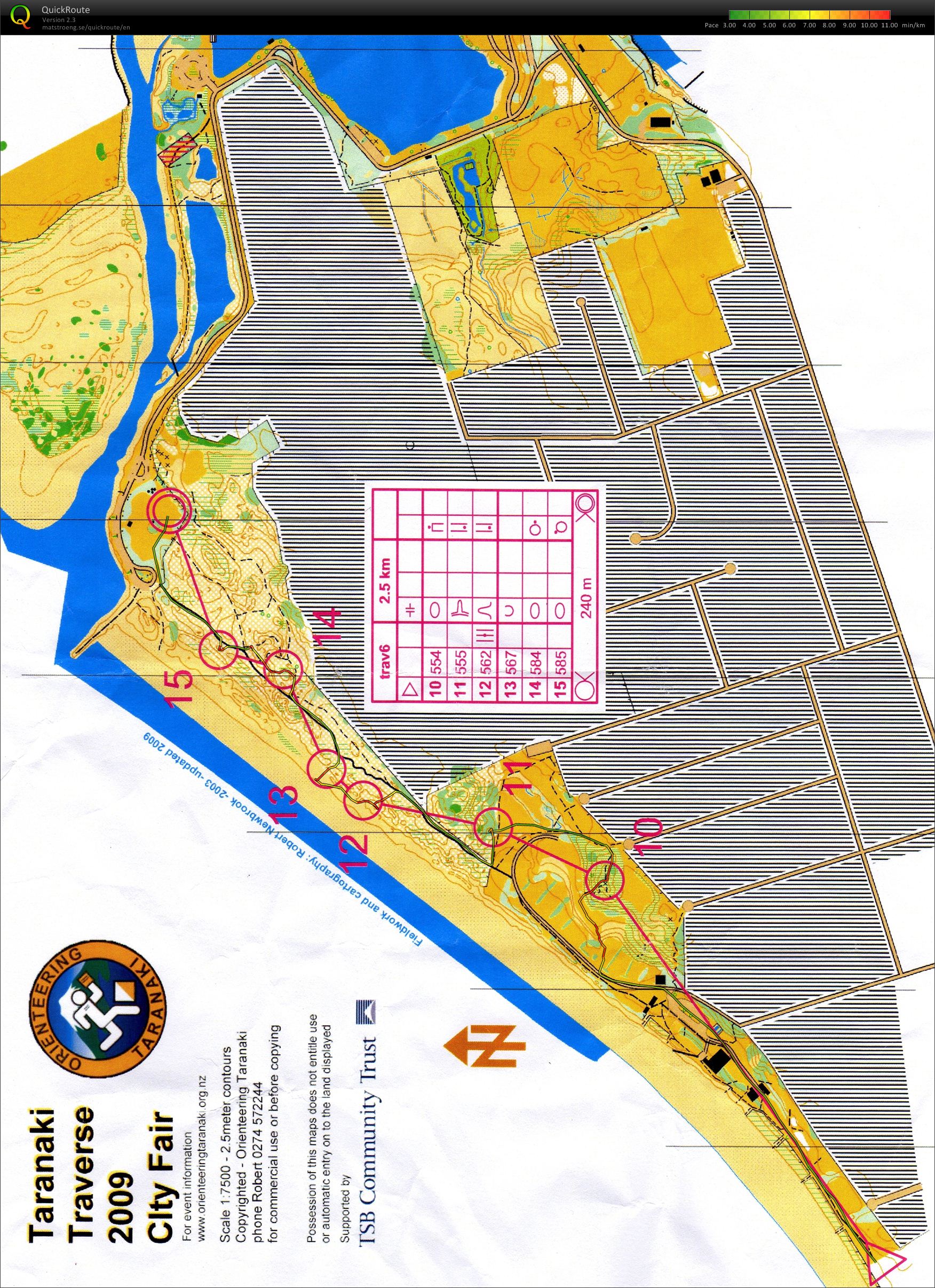 Turkey Traverse - Map 8 (2009-12-30)