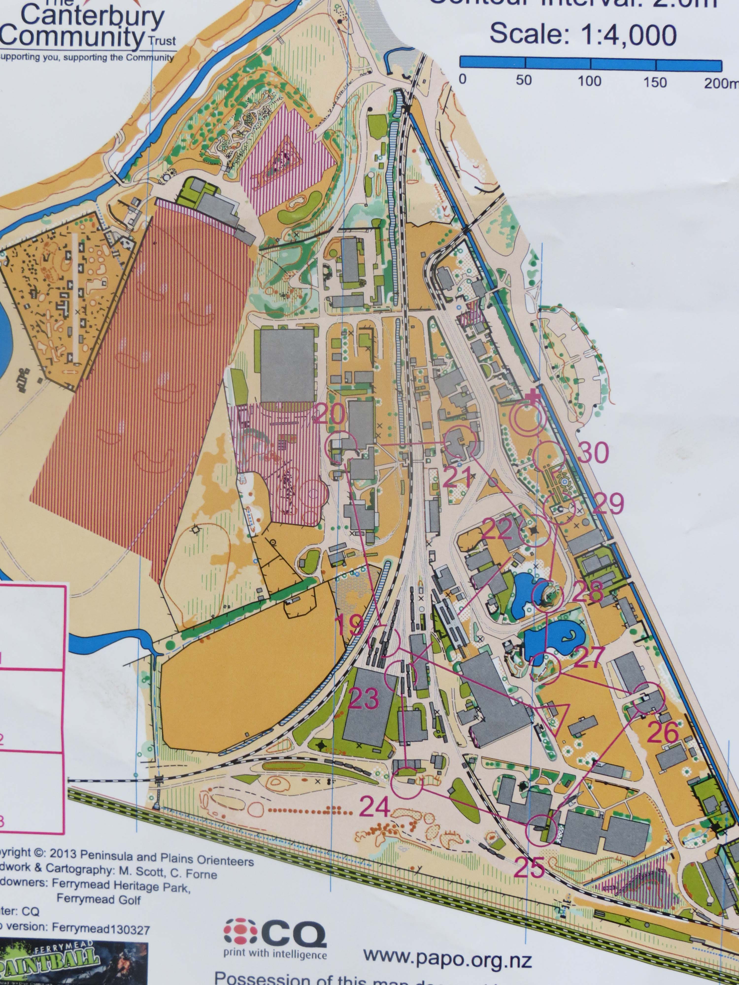 Nationals 2013 Sprint Map 2 (29/03/2013)