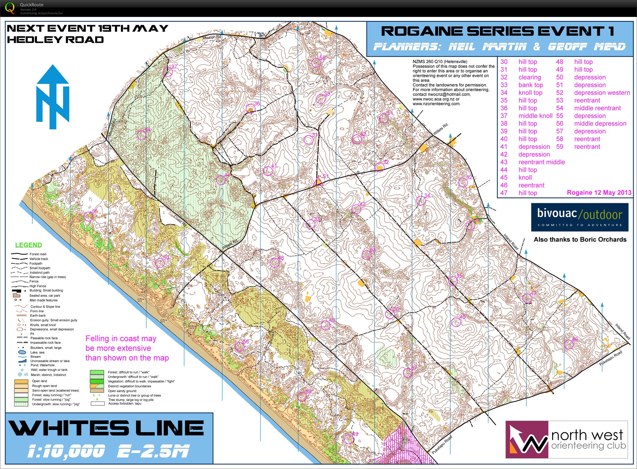 Rogaine #1 (11-05-2013)