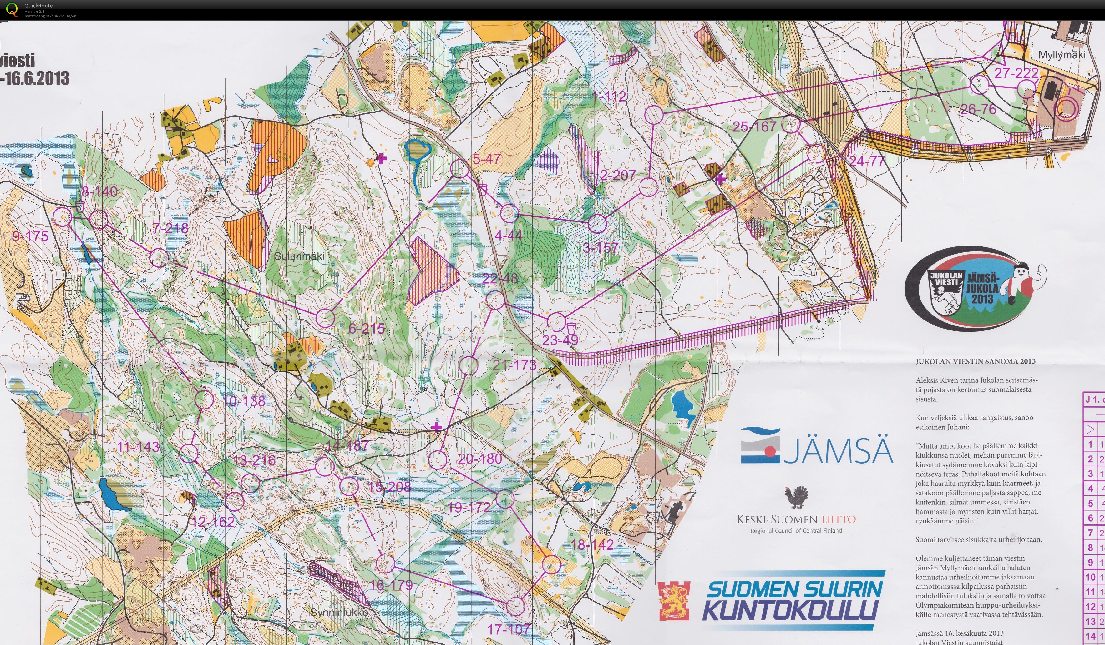 Jukola First Leg (15/06/2013)