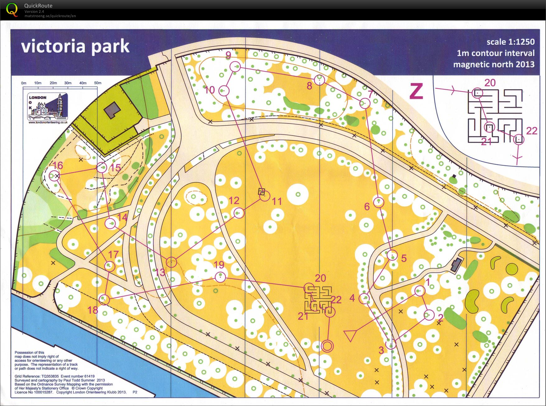 Victoria Park Ultrasprint loop Z (21.09.2013)