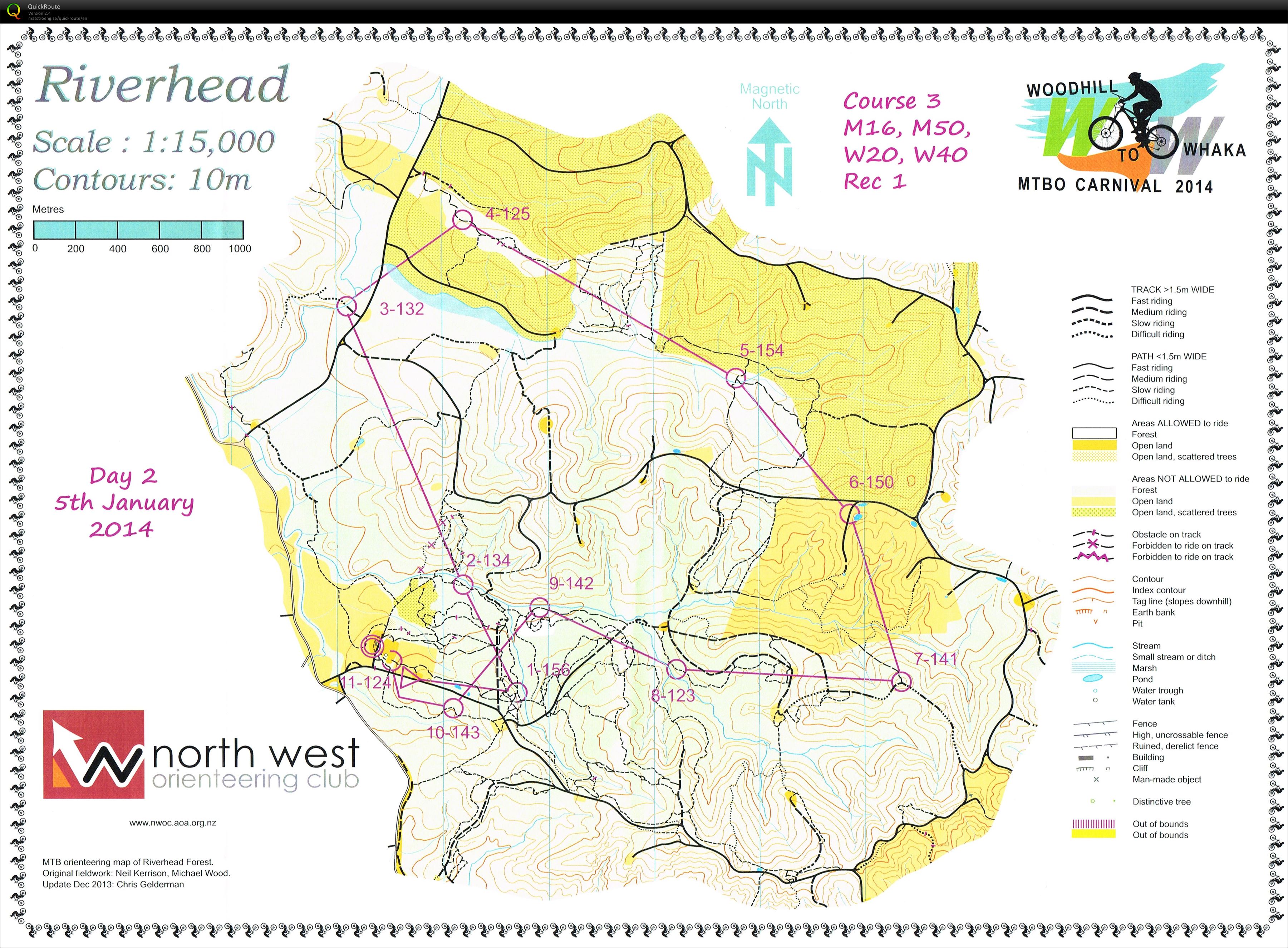 W2W MtbO - Day 2 (04/01/2014)