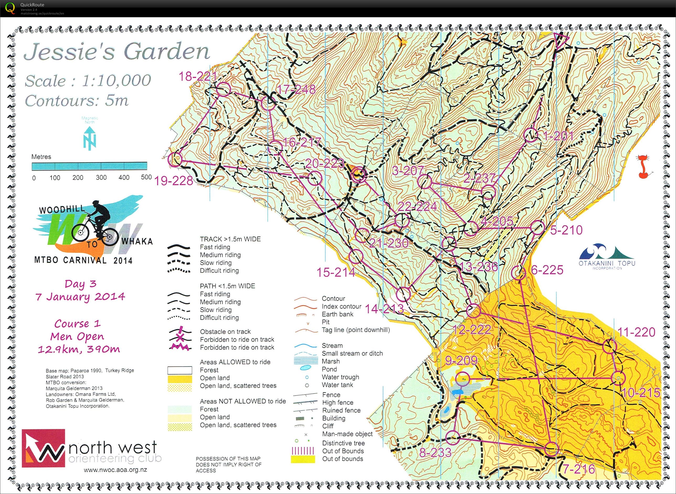 W2W MtbO - Day 3 (06-01-2014)