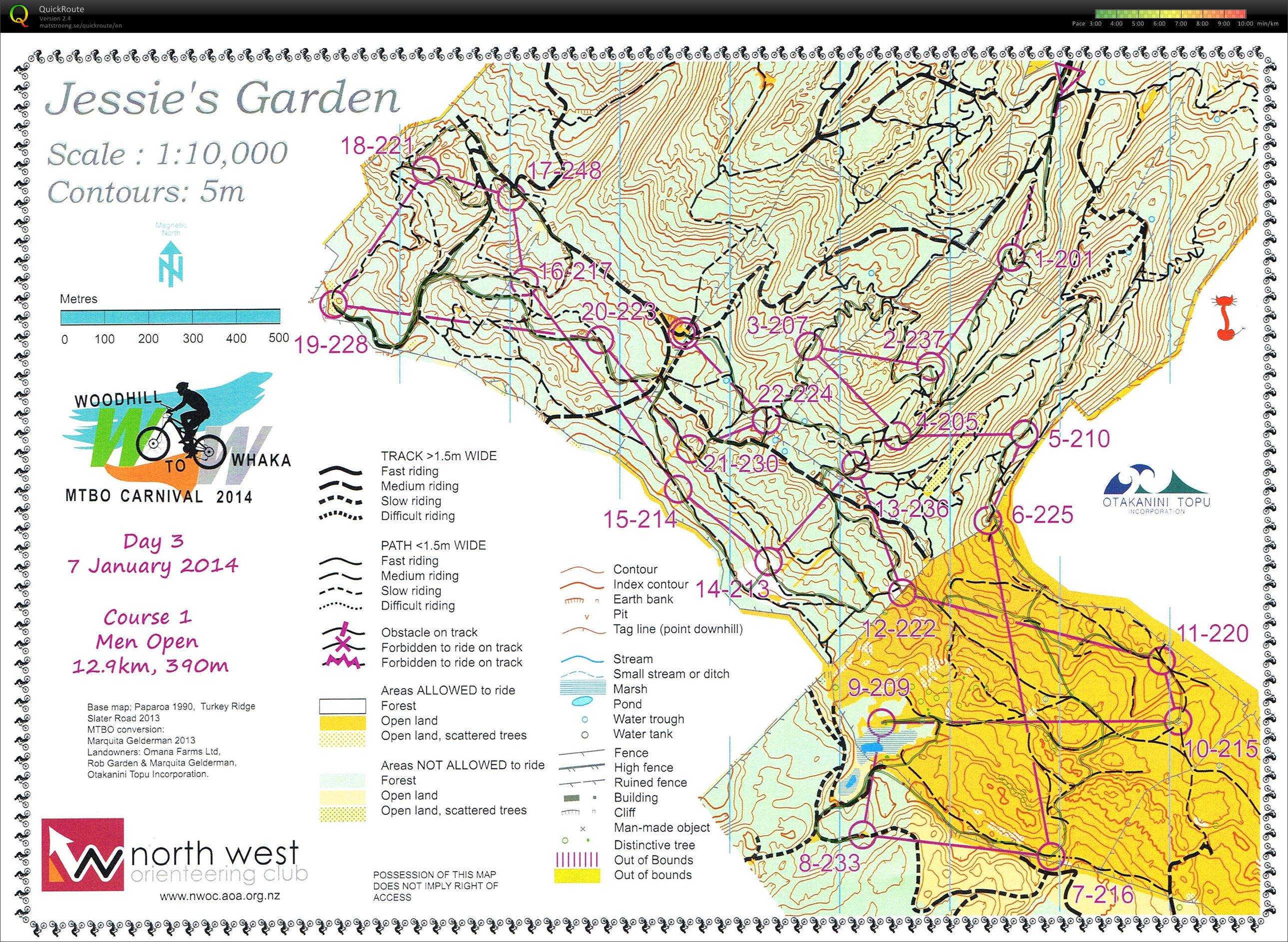 W2W MtbO - Day 3 (06.01.2014)