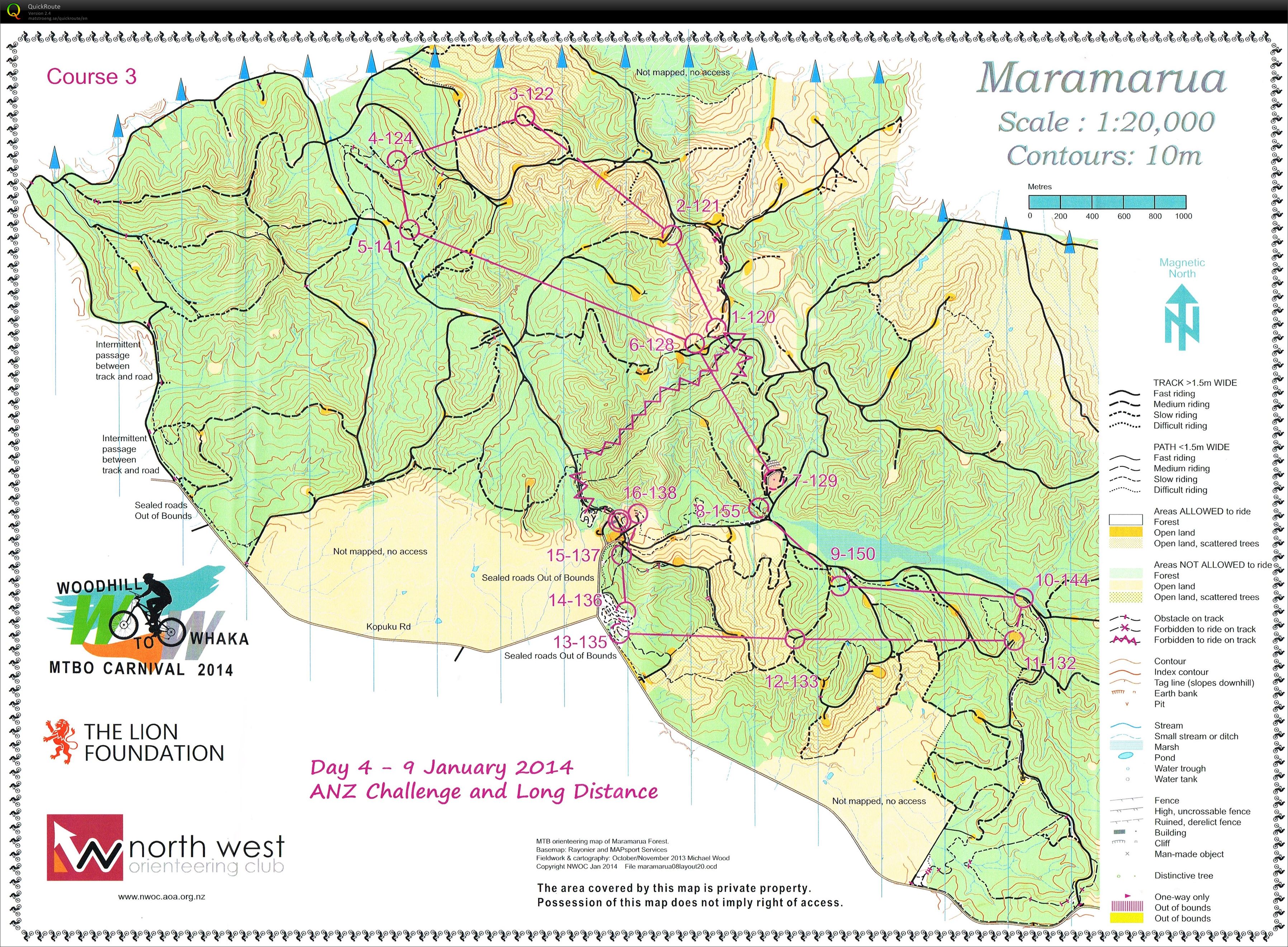 W2W MtbO - Day 4 (08.01.2014)