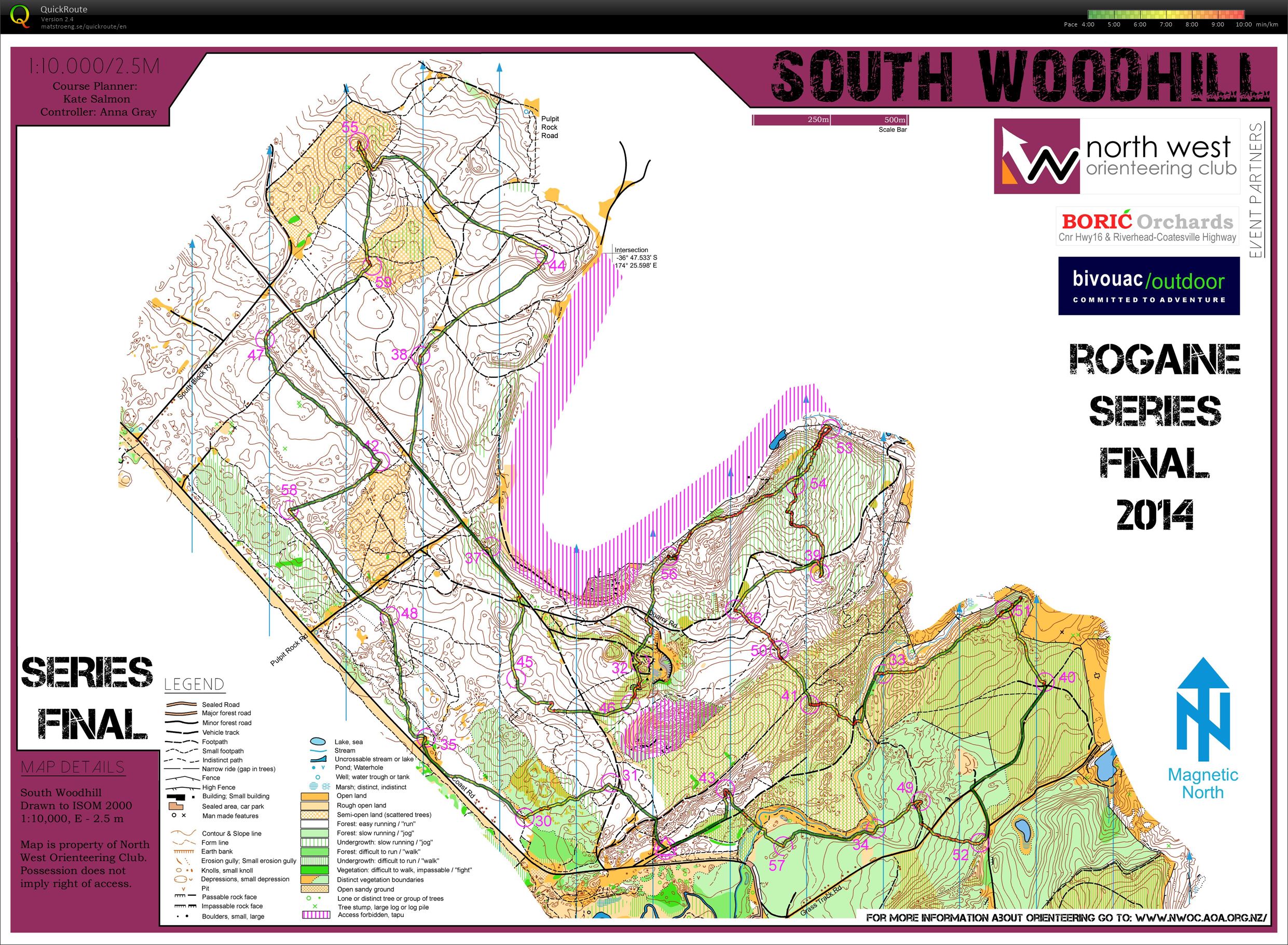 Rogaine Series - Part 4 - South Woodhill (08/06/2014)