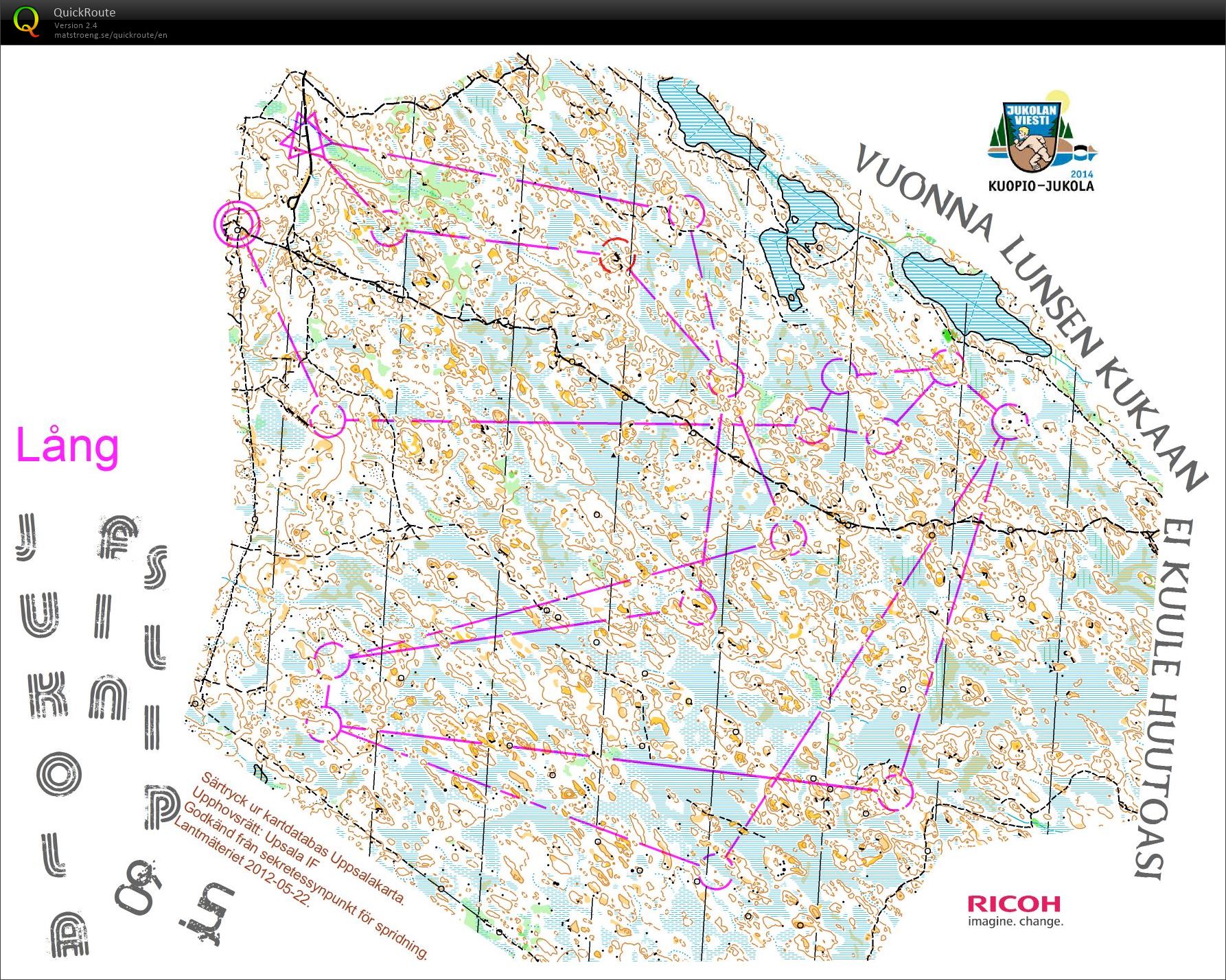 Jukola Finslip (09.06.2014)