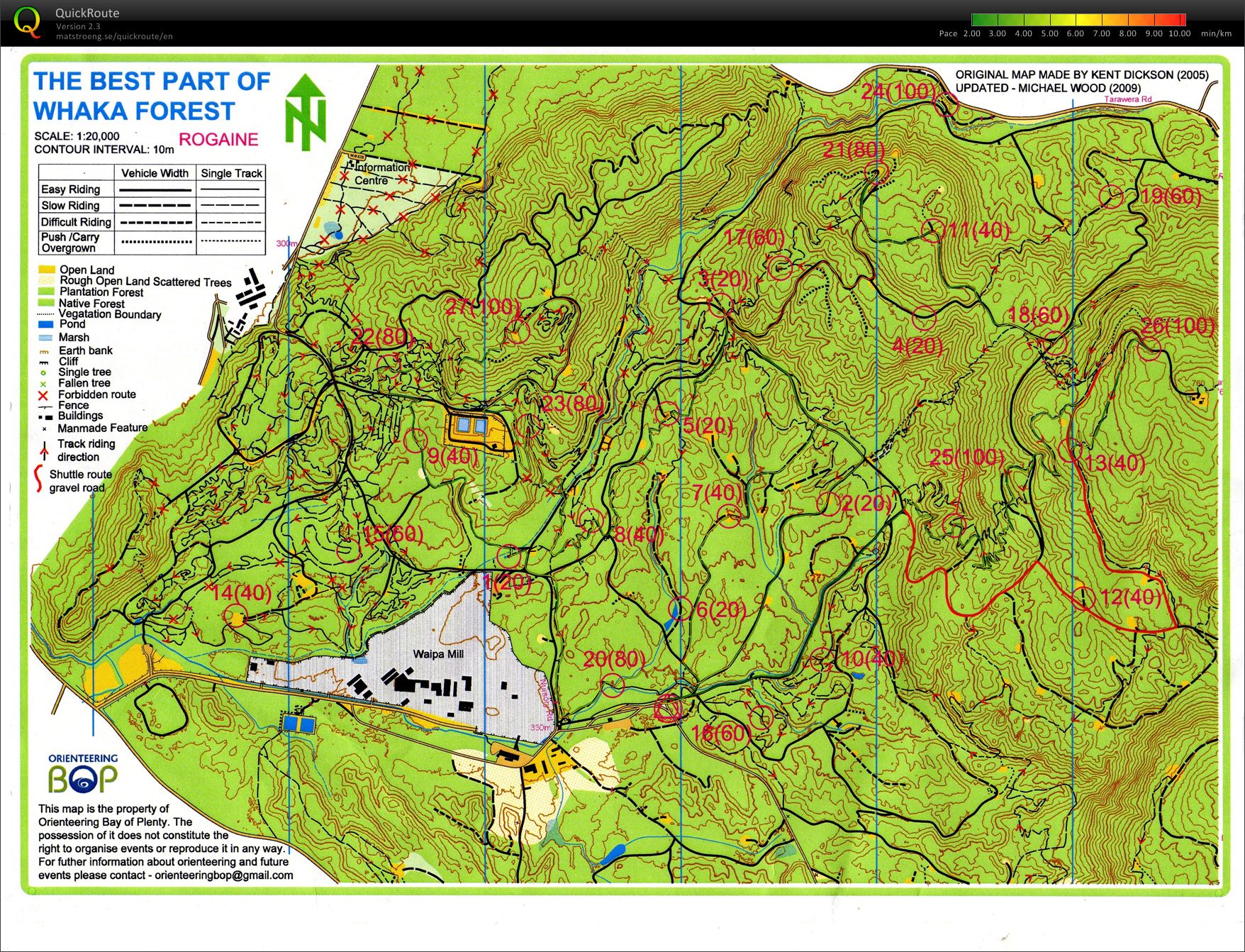 MtBO Weekend - Rogaine (24/07/2010)