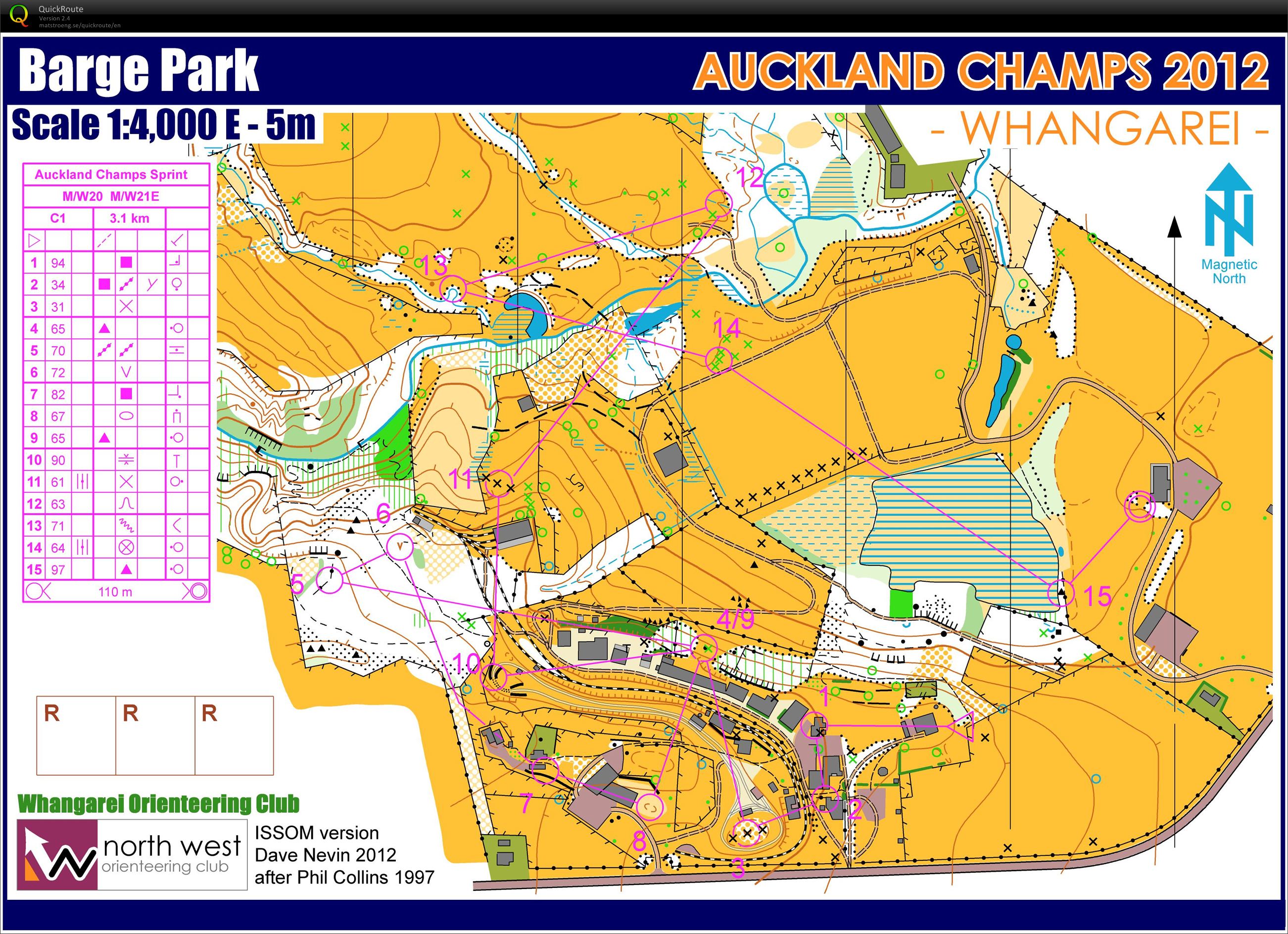 Auckland Champs Sprint (2012-10-13)