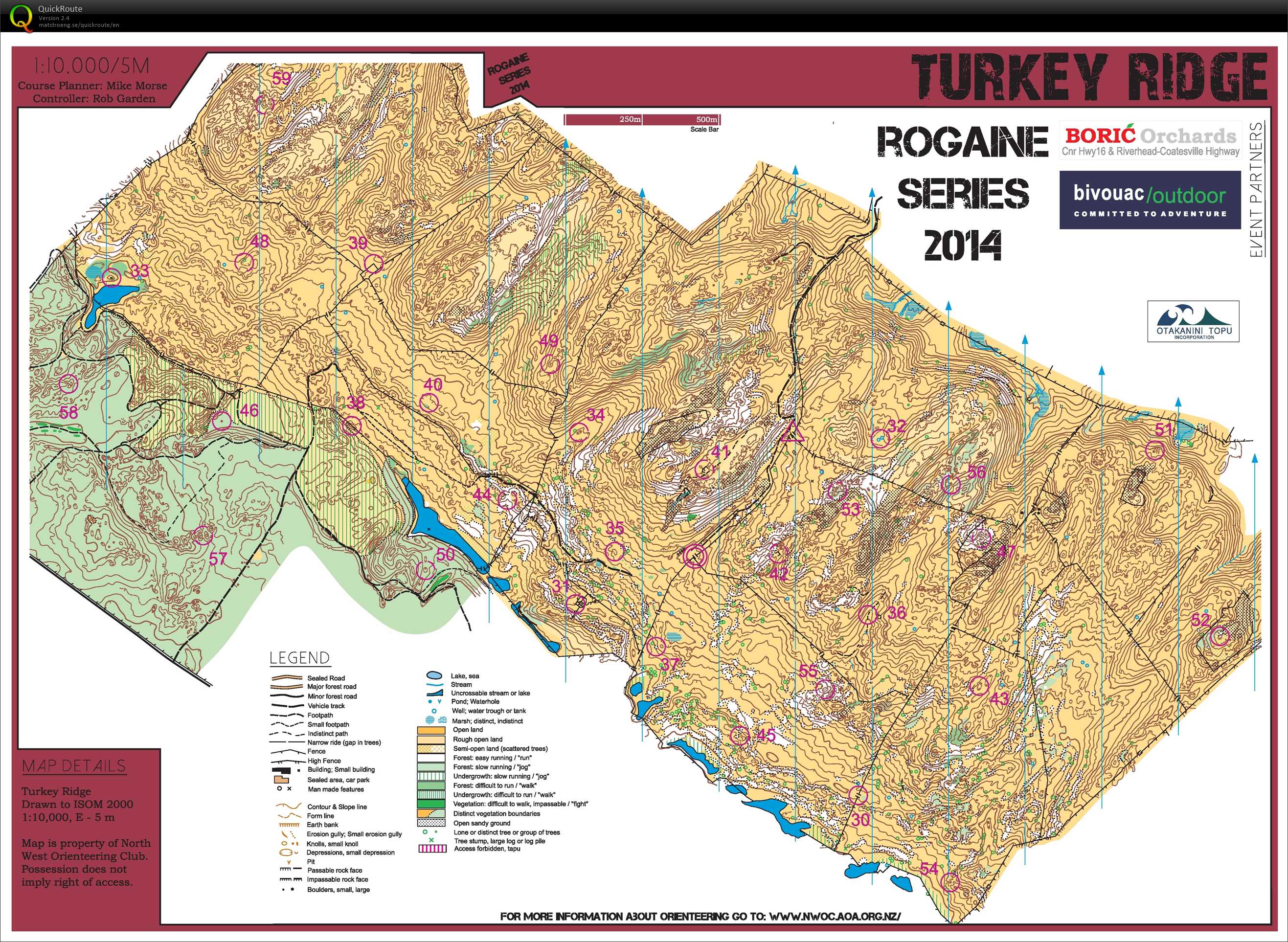 Rogaine Series Part 2 - Turkey Ridge (10.05.2014)