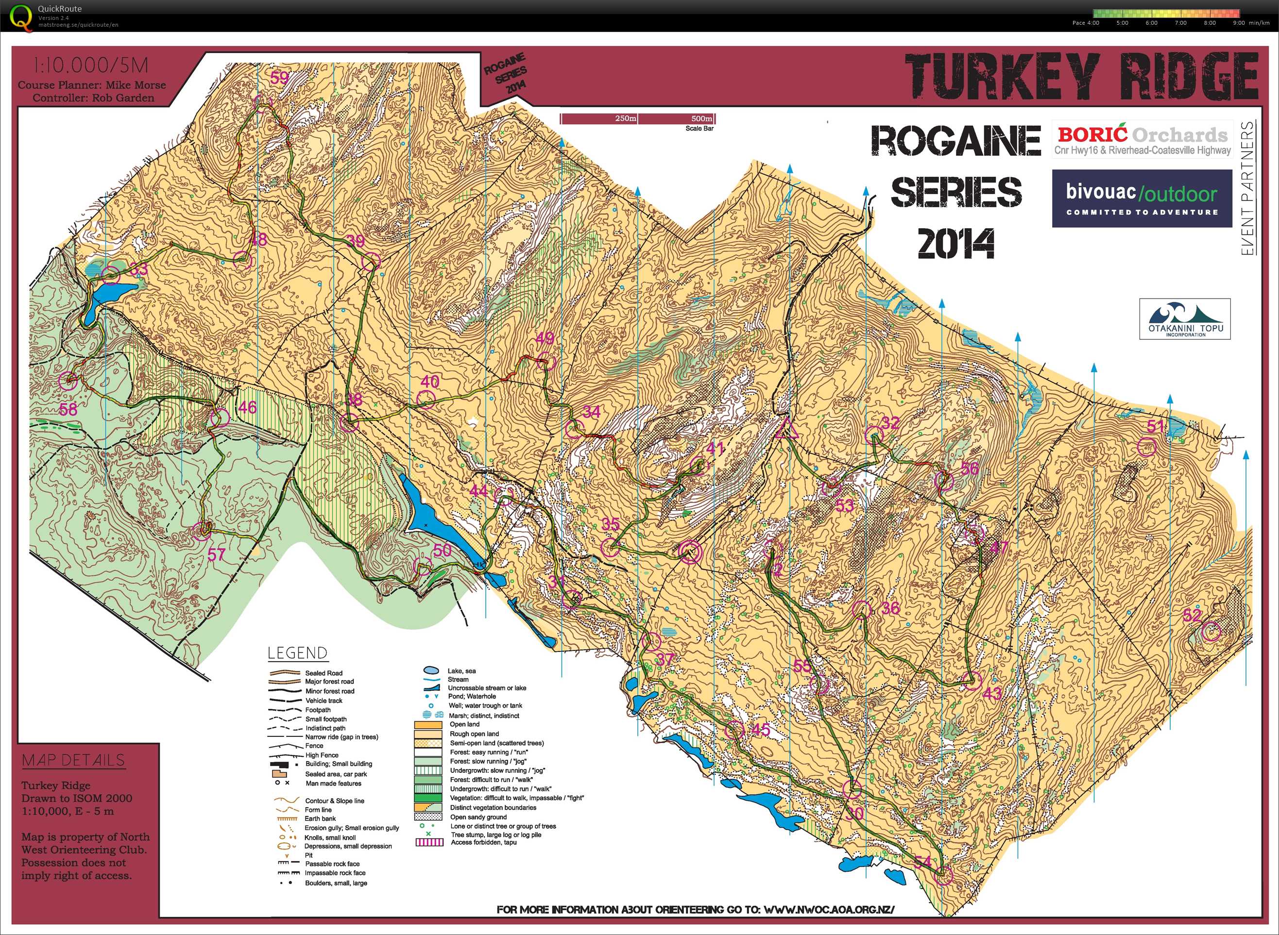 Rogaine Series Part 2 - Turkey Ridge (10-05-2014)